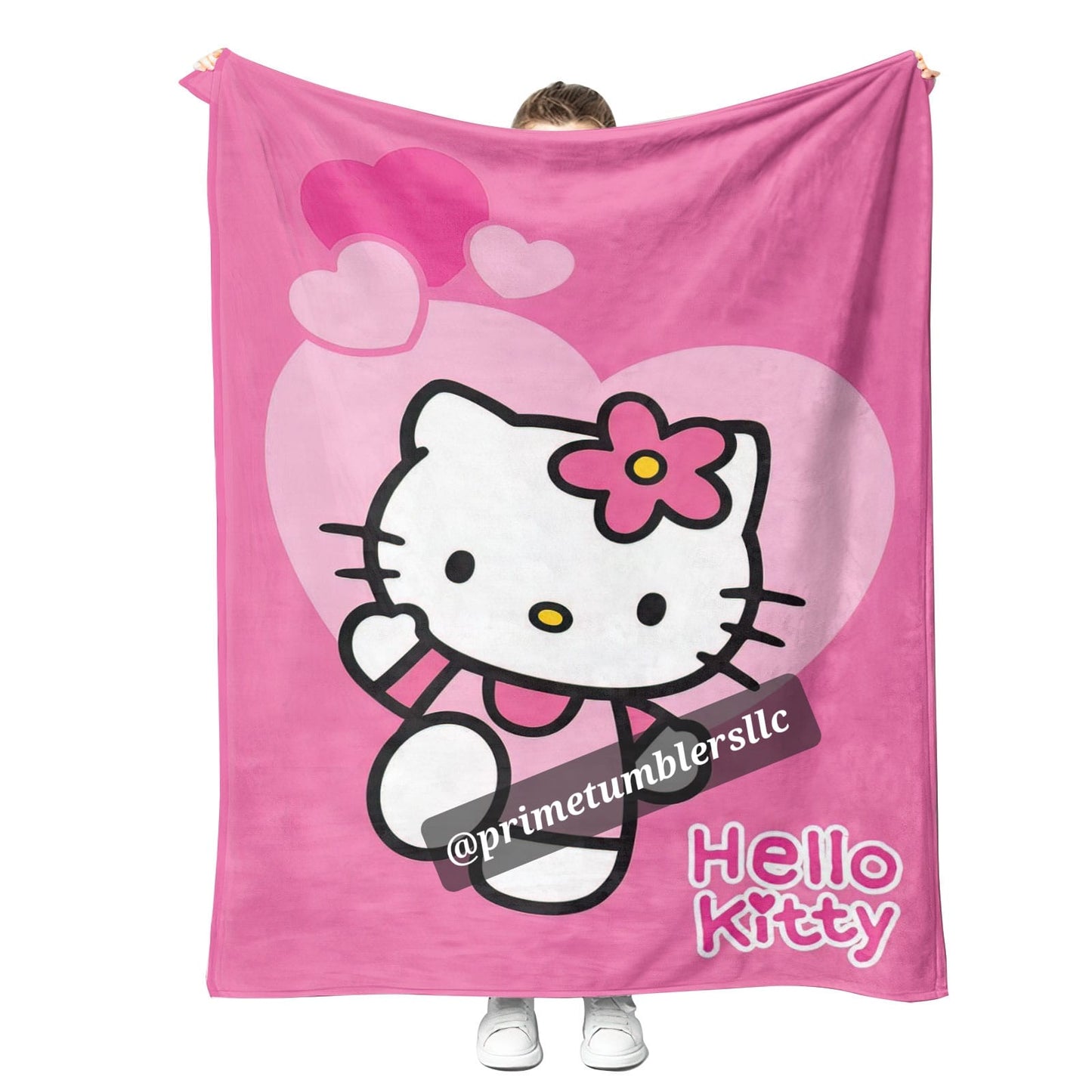 Pink hello kitty blanket