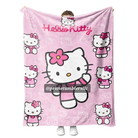 Hello Kitty pink blanket